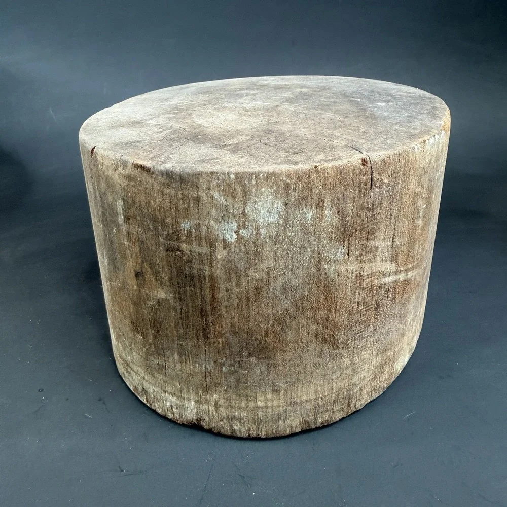 Antique Primitive Millinery Wood Hat Block Mold Form Hatter Tool‎ 4 1/4 7 1/8